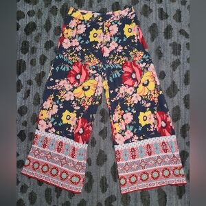 Floral Wide Leg Pants sz XSP